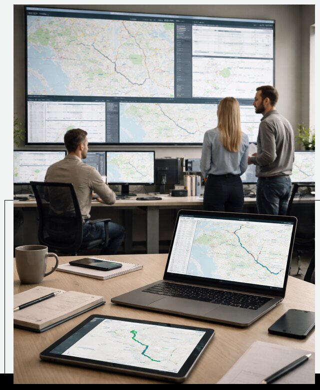 Трекинг грузов и Fleet Management, мониторинг автопарка в Сердобске