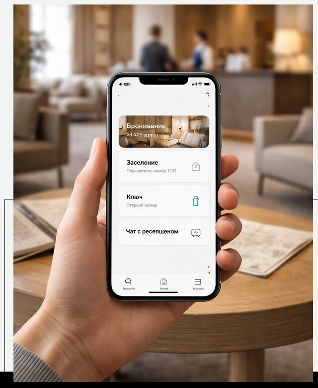 Мобильное приложение для гостей отеля в Сердобске, управление сервисом